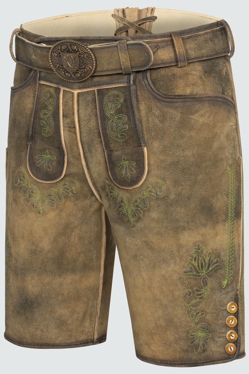 Lederhose Markus mit Gürtel