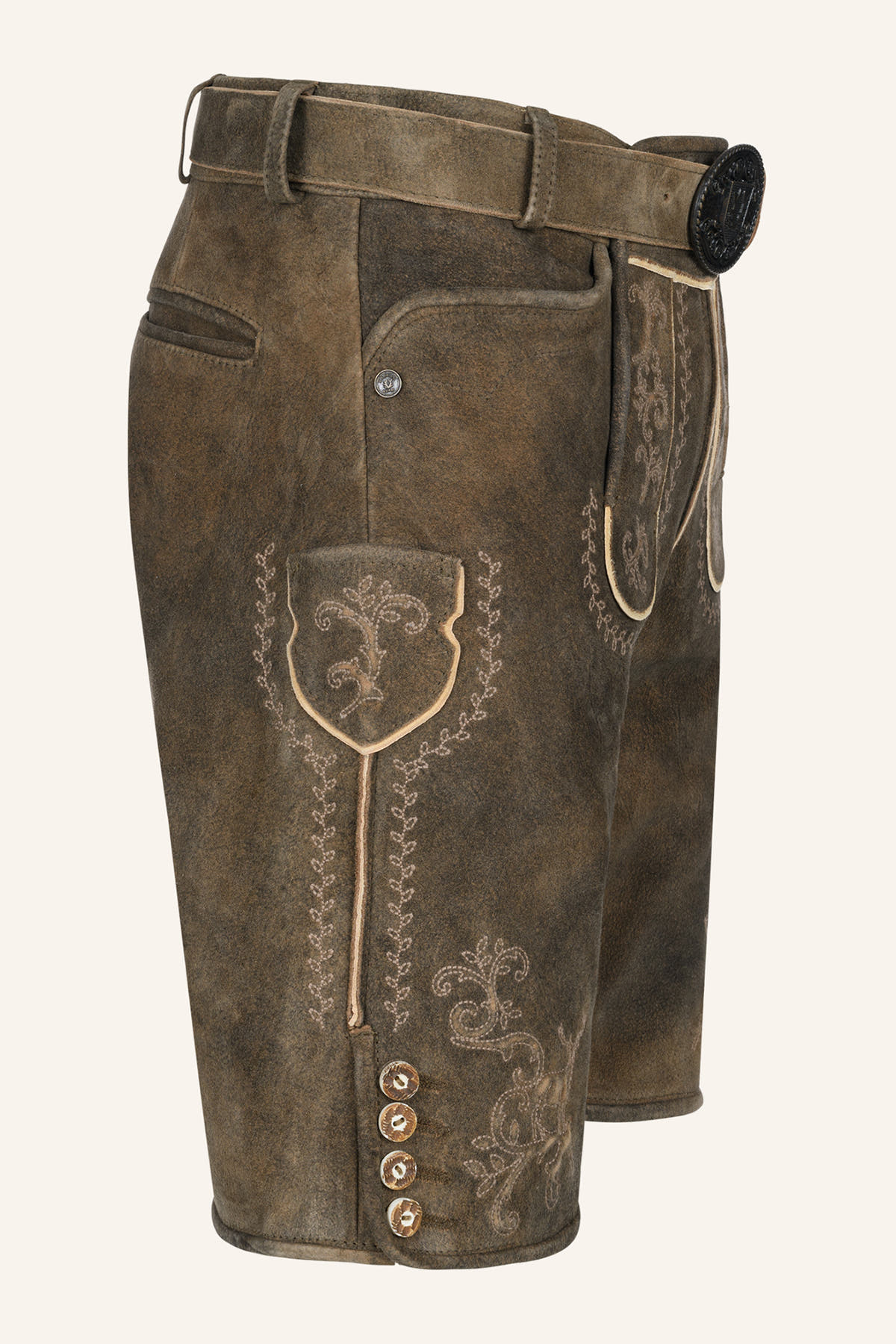 Lederhose Maylon mit Gürtel