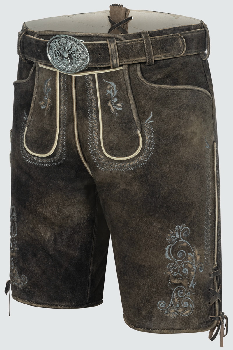 Lederhose Gideon mit Gürtel