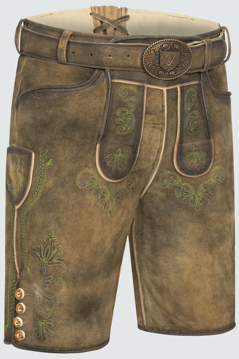 Lederhose Markus mit Gürtel