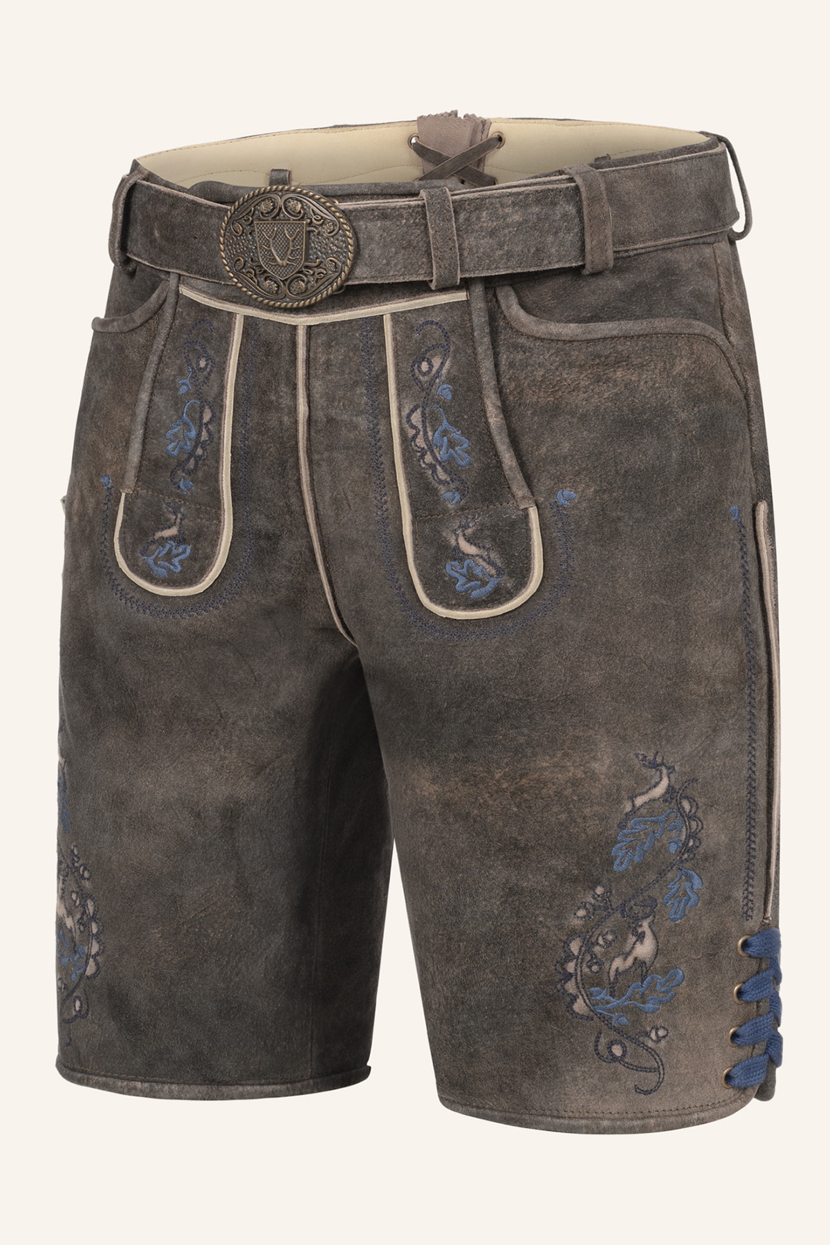 Lederhose Vasili mit Gürtel