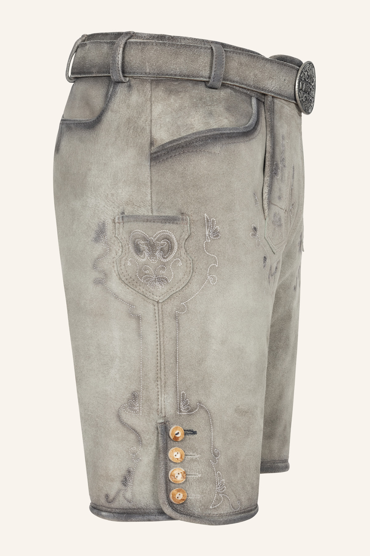 Lederhose Lenny mit Gürtel