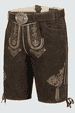 Lederhose Benett mit Gürtel