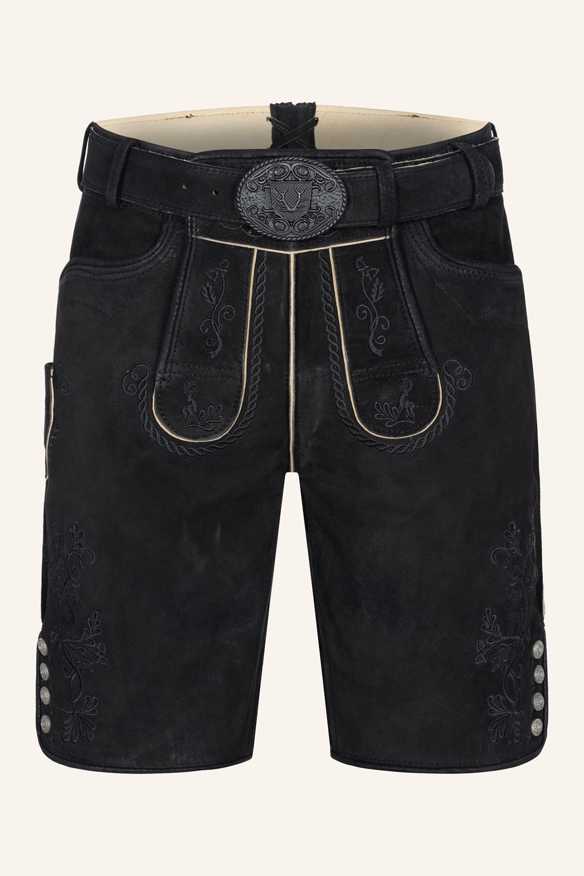 Lederhose Sylvar mit Gürtel