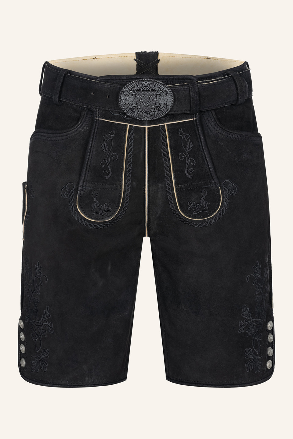 Lederhose Sylvar mit Gürtel