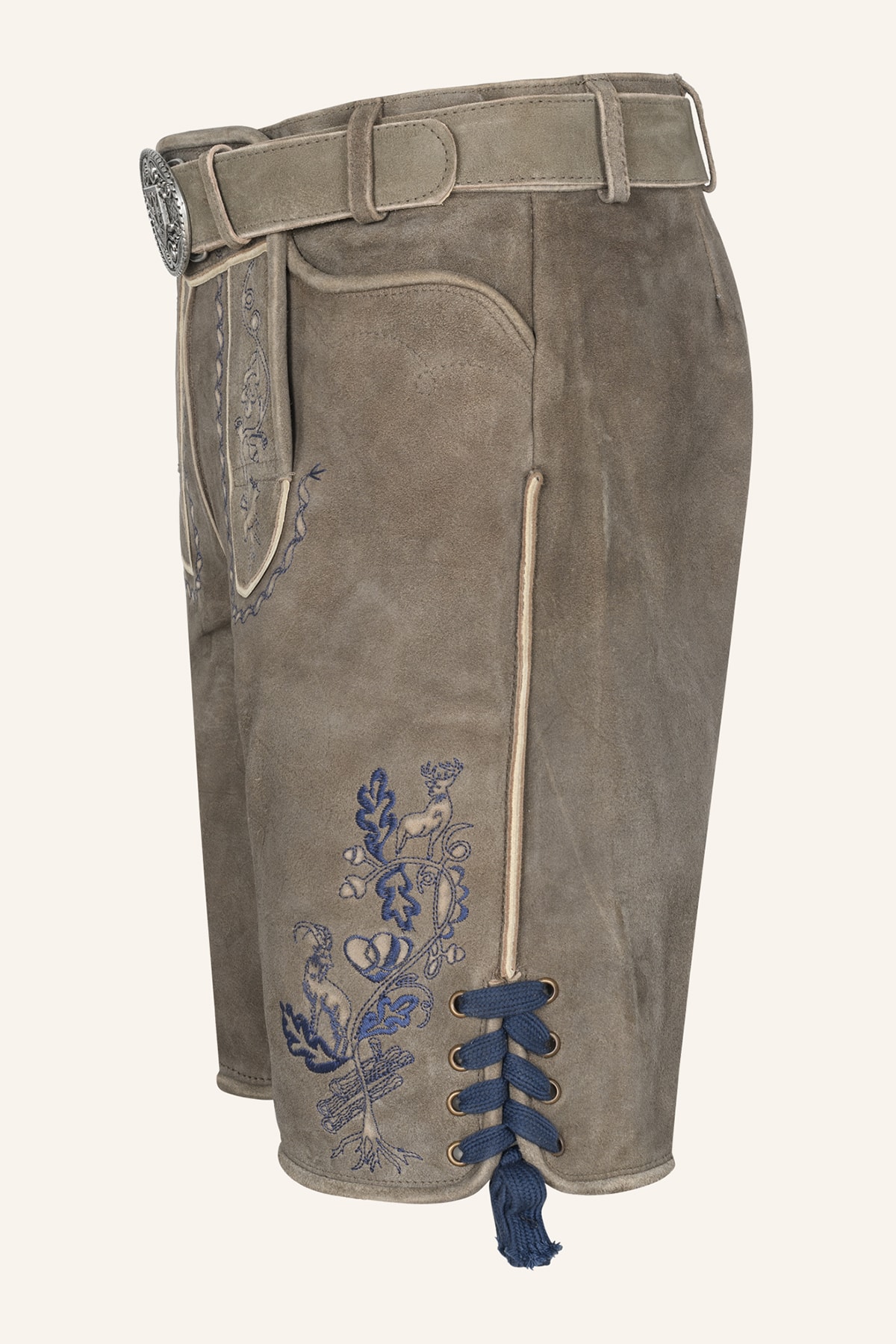 Lederhose Nilio mit Gürtel