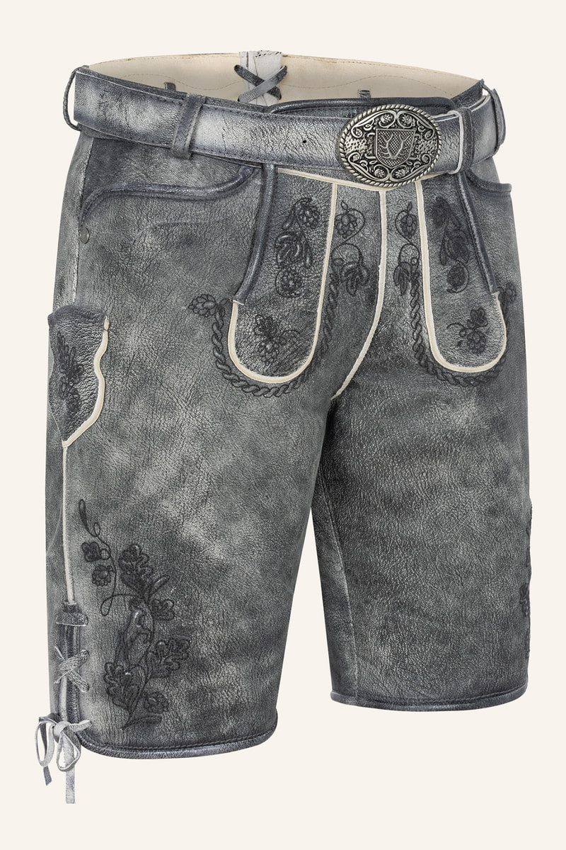 Lederhose Okko mit Gürtel