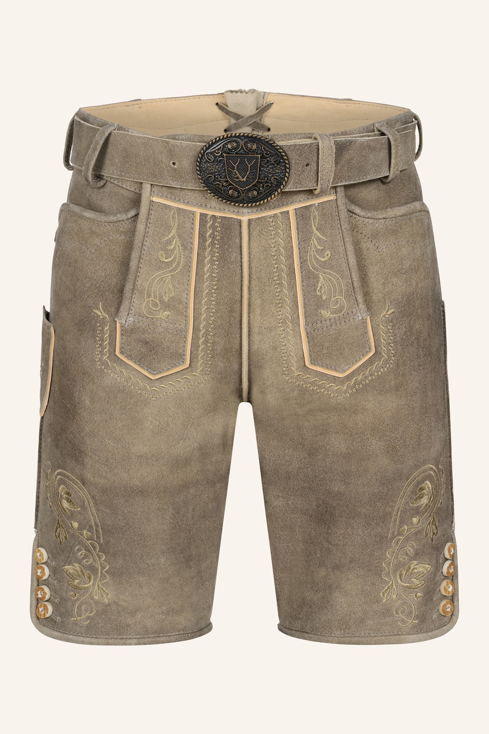 Lederhose Iwan mit Gürtel
