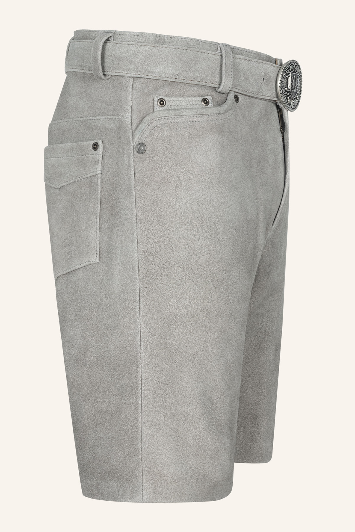 Lederhose Jari mit Gürtel