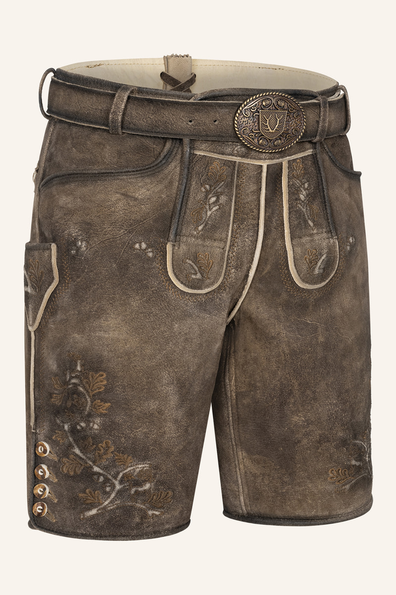 Lederhose Wanja mit Gürtel