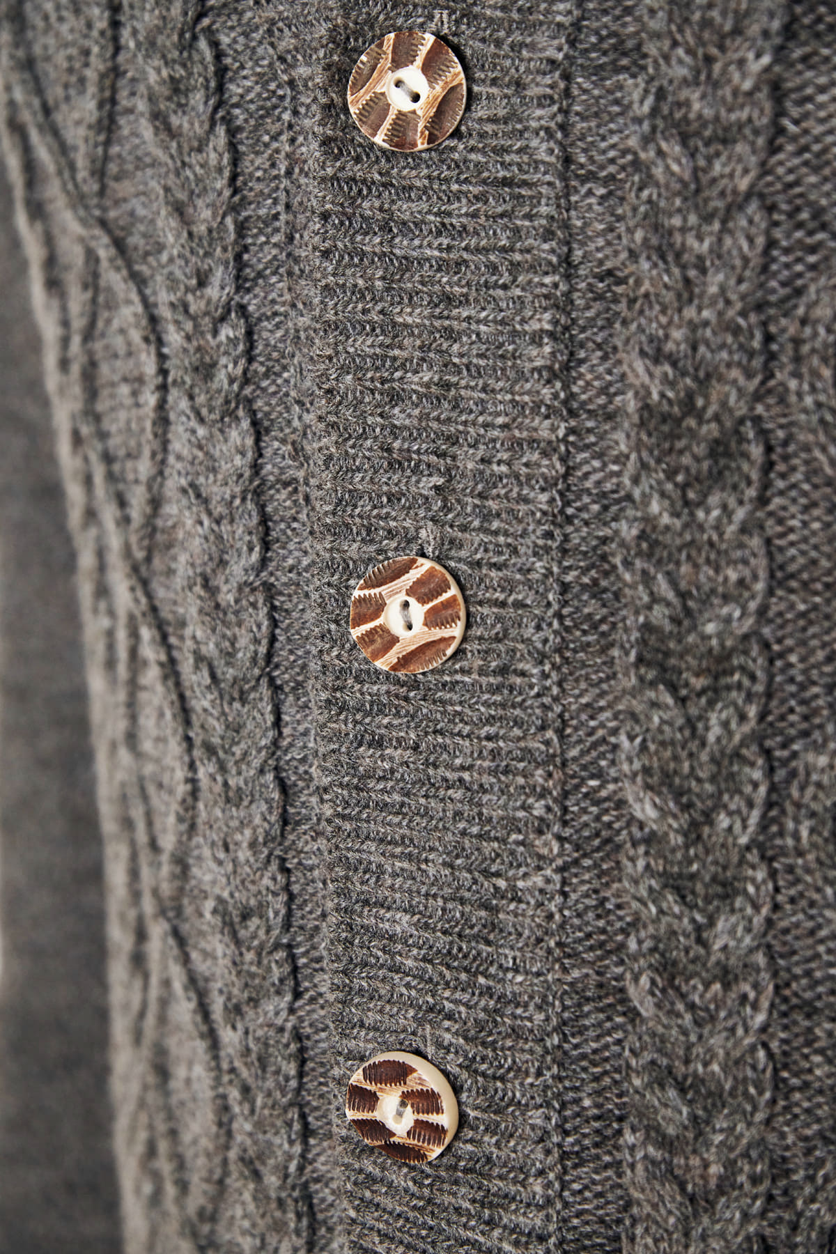 Strickjacke Maxi