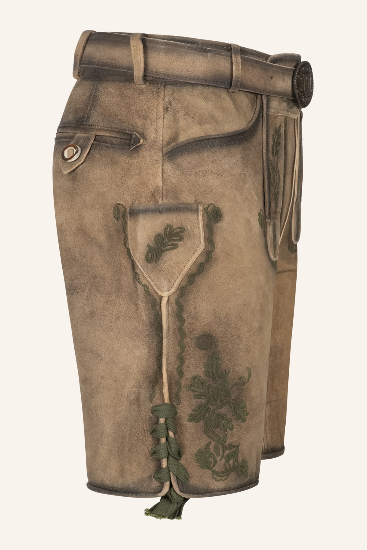 Lederhose Ulli mit Gürtel