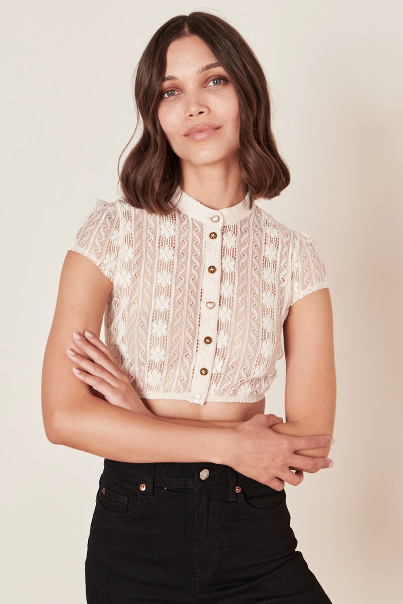 Dirndlbluse Lavina
