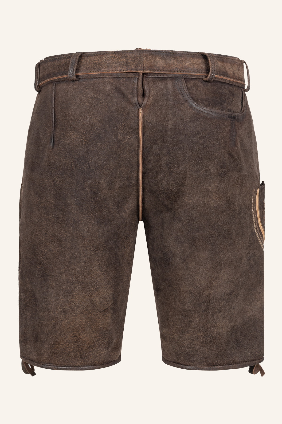 Lederhose Rufus mit Gürtel