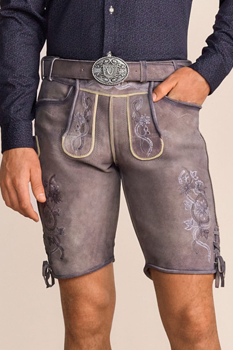 Lederhose Mirko mit Gürtel