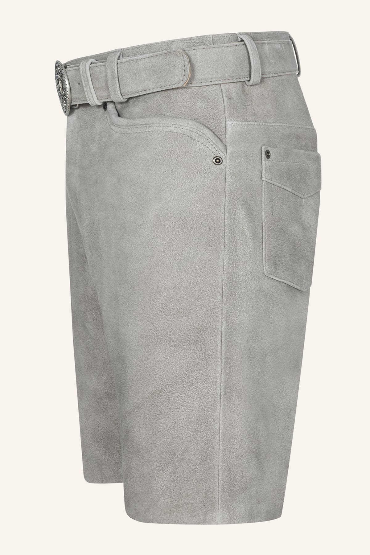 Lederhose Jari mit Gürtel