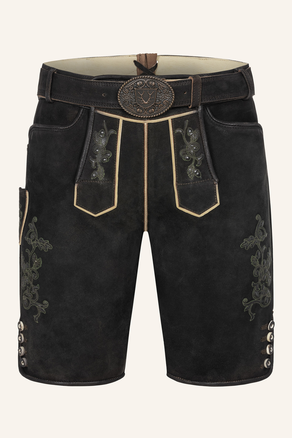 Lederhose Caelius mit Gürtel
