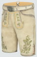 Lederhose Arlo mit Gürtel