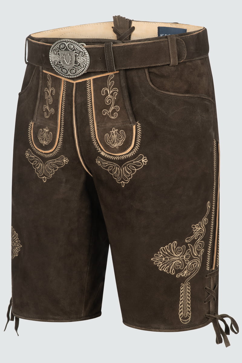 Lederhose Benett mit Gürtel
