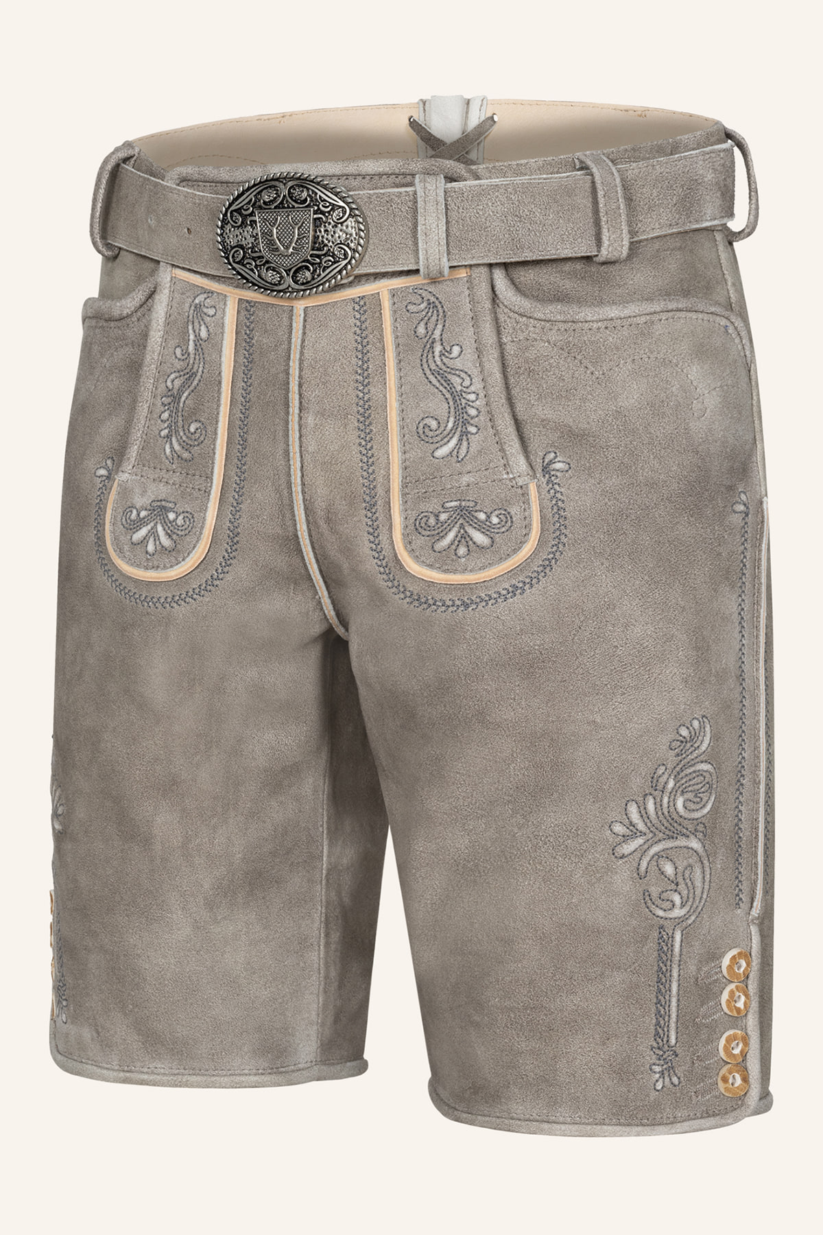 Lederhose Namid mit Gürtel