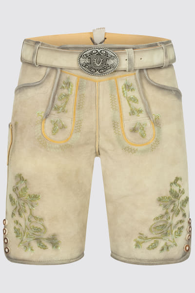 Lederhose Arlo mit Gürtel