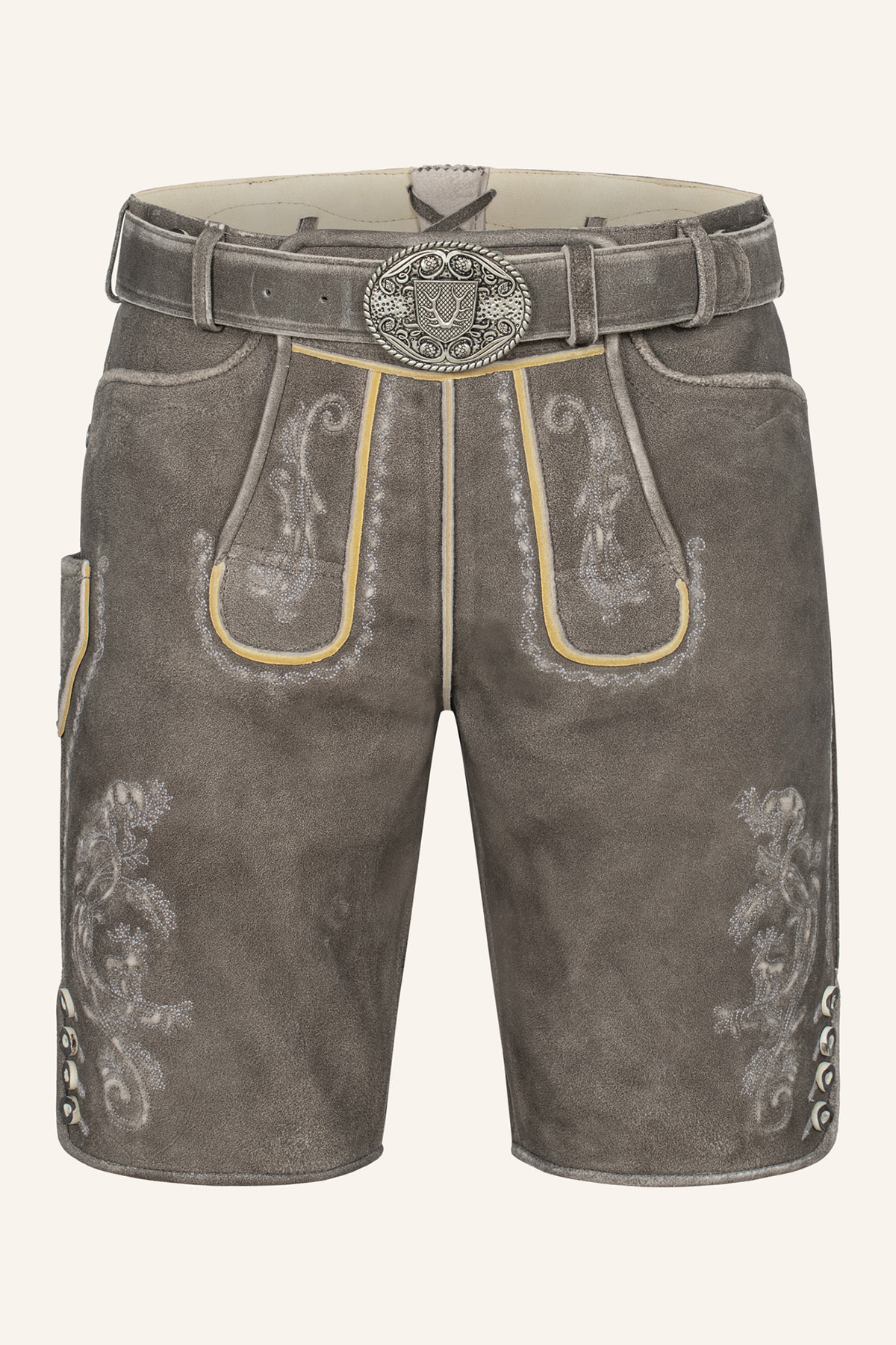 Lederhose Howard mit Gürtel