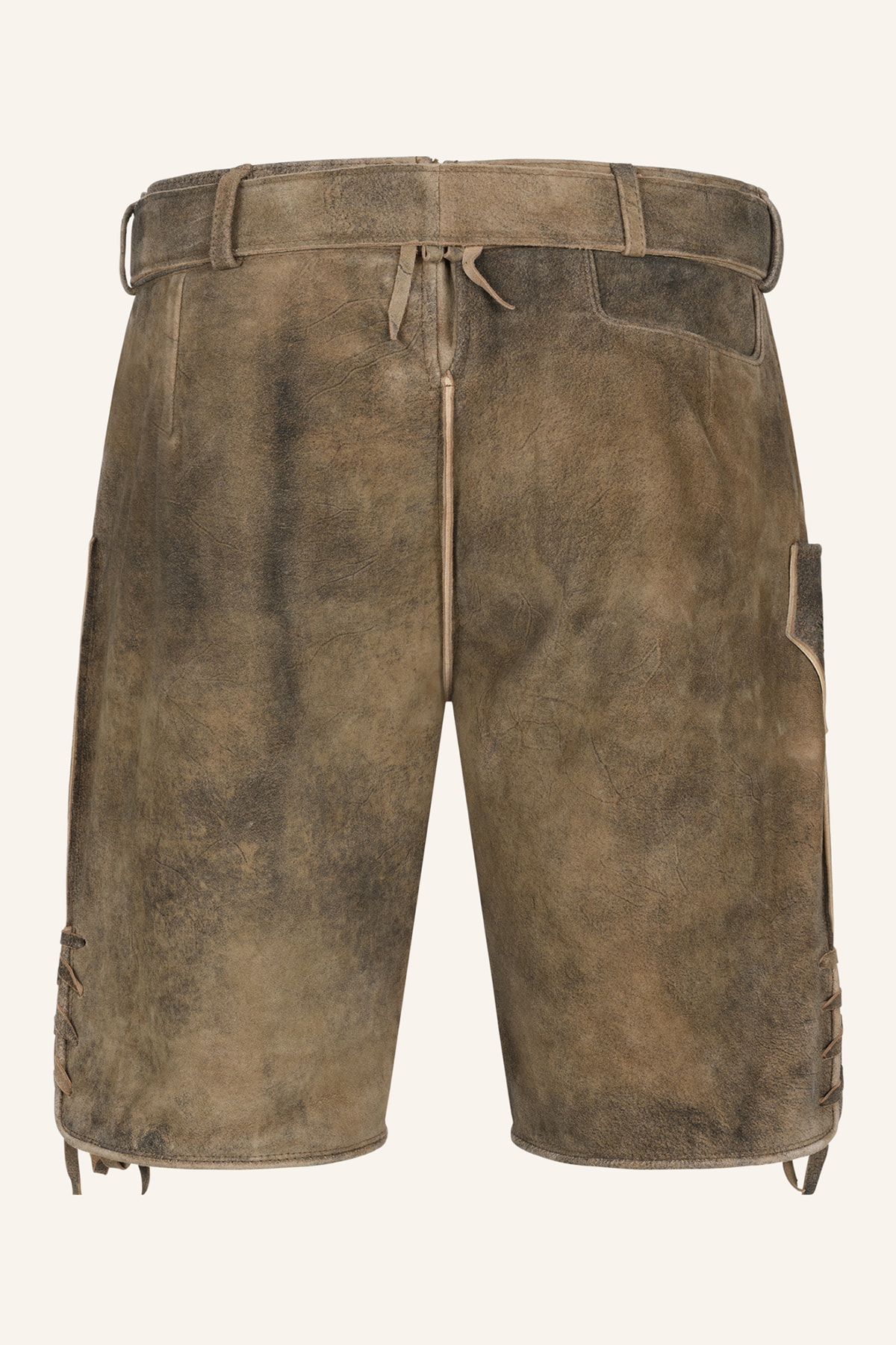 Lederhose Micah mit Gürtel