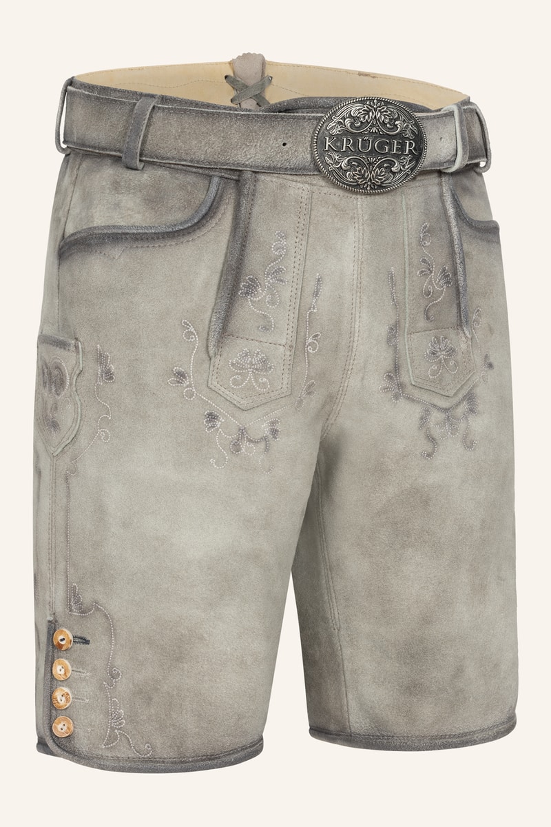 Lederhose Lenny mit Gürtel
