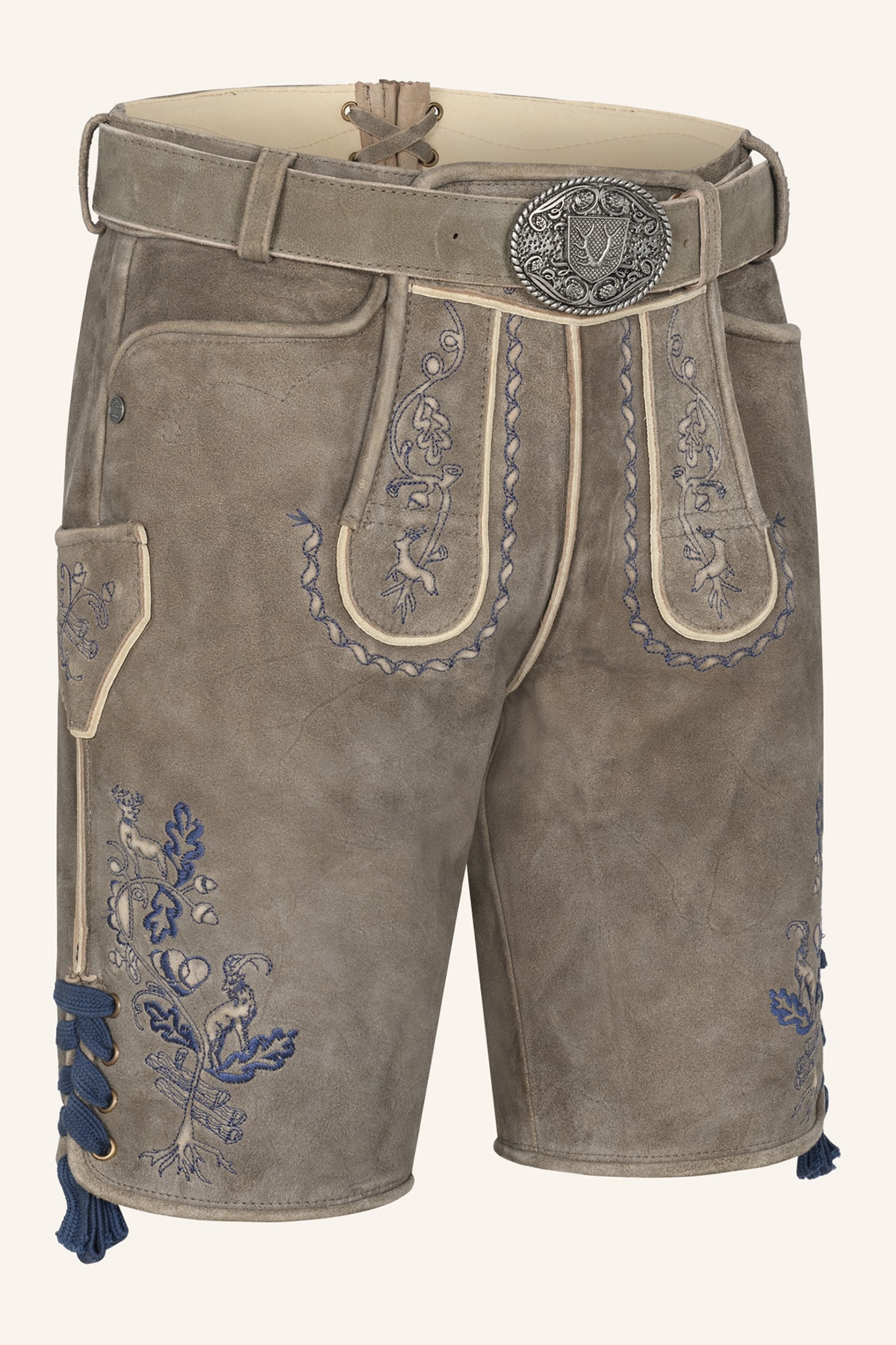 Lederhose Nilio mit Gürtel