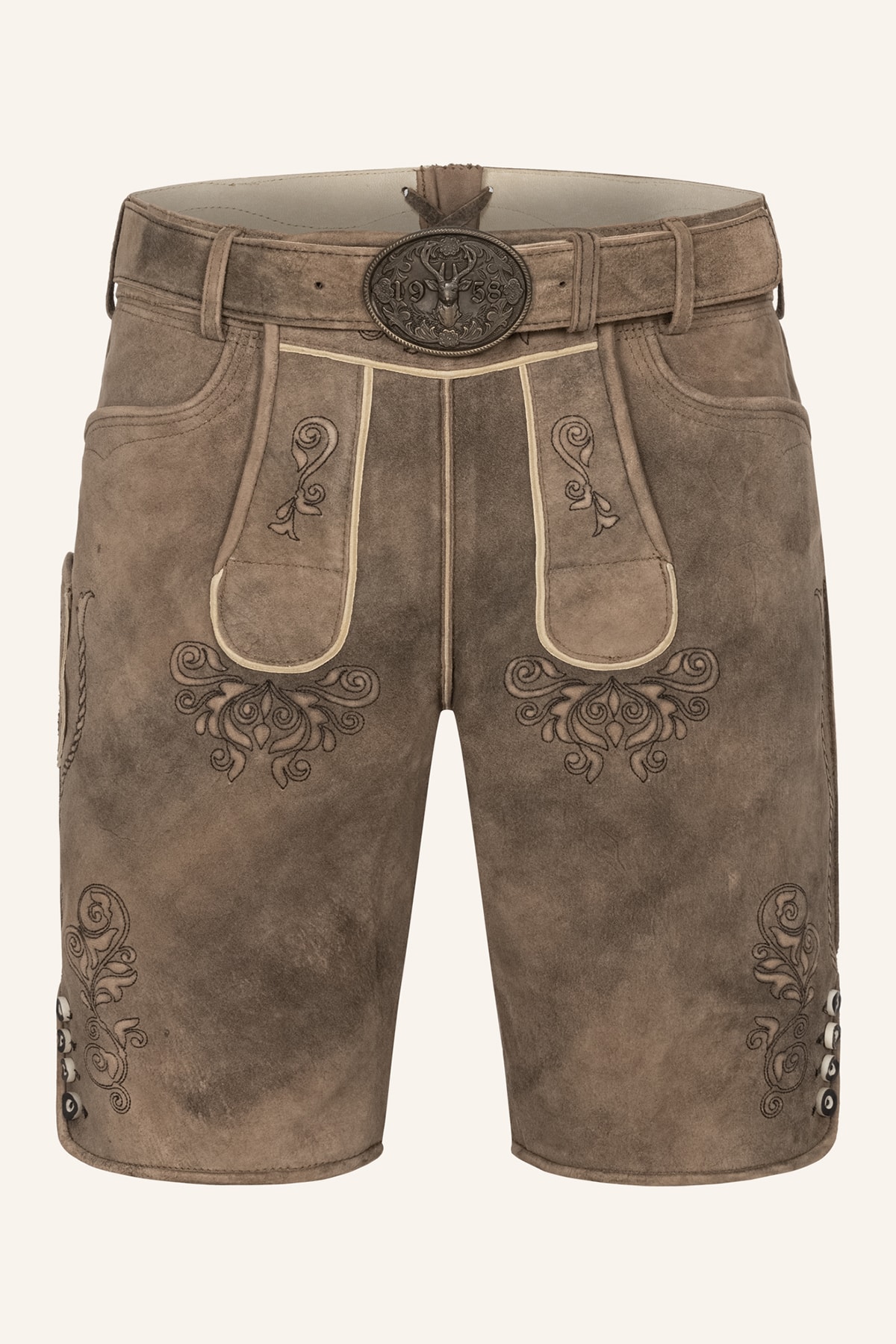 Lederhose Ralph mit Gürtel