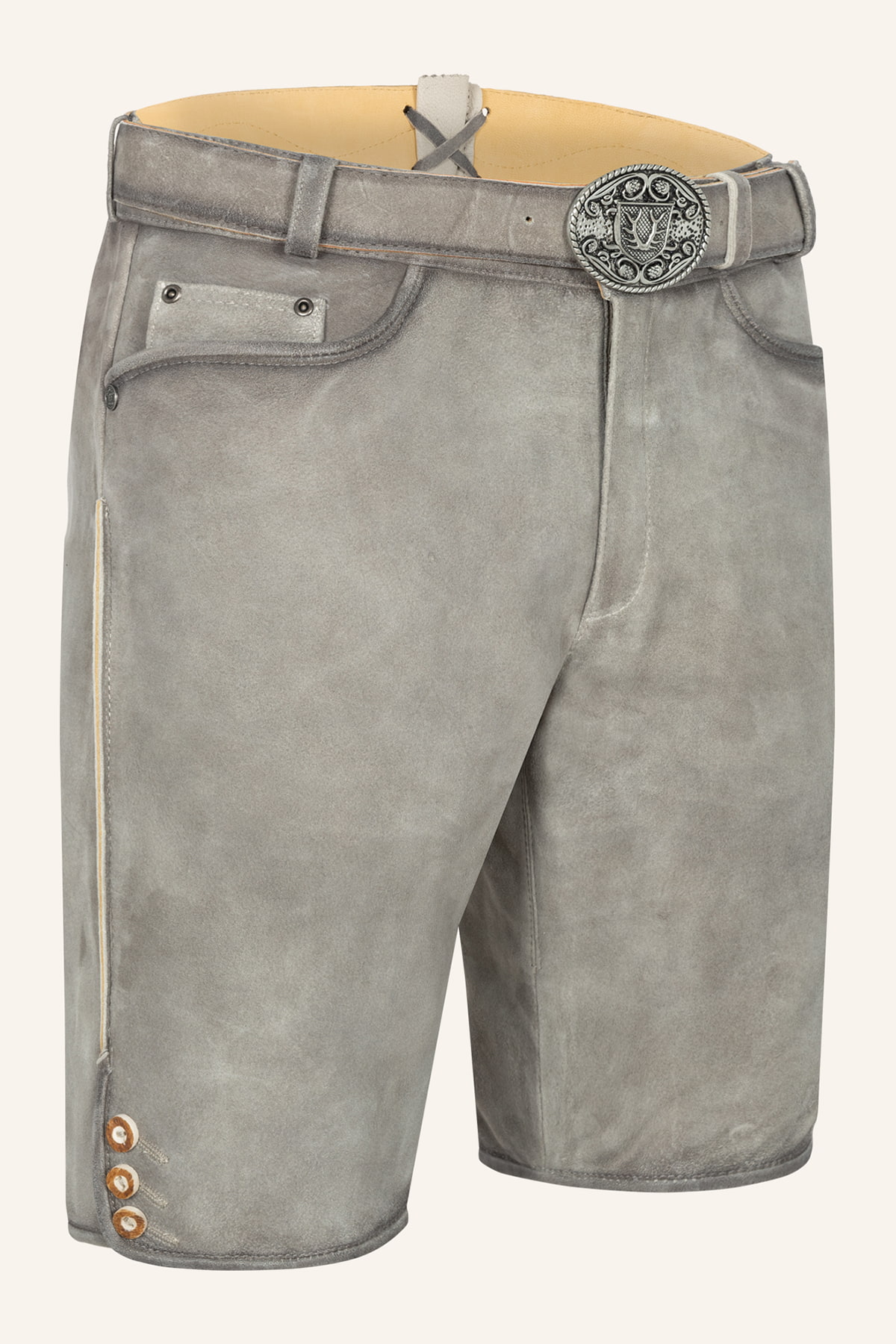 Lederhose Lorenzo mit Gürtel