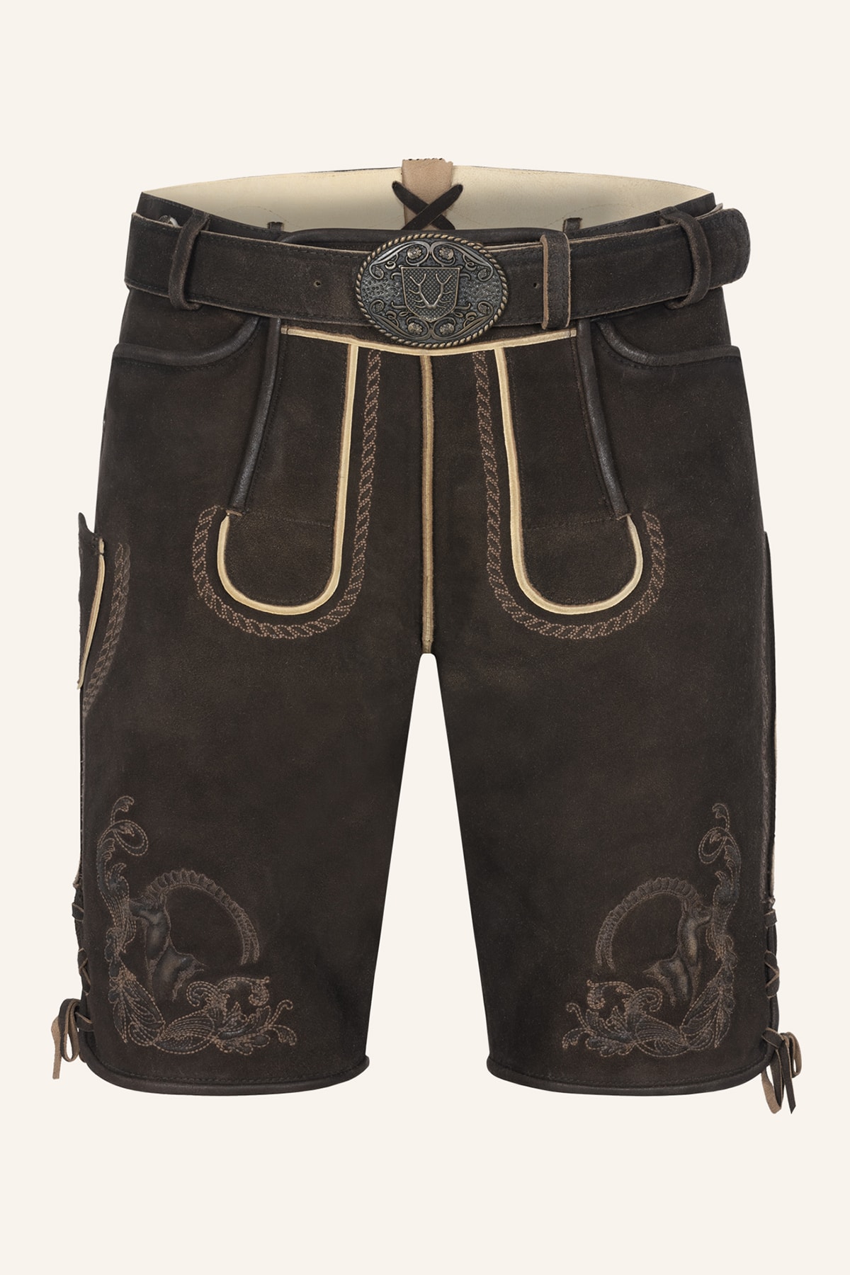 Lederhose Balian mit Gürtel
