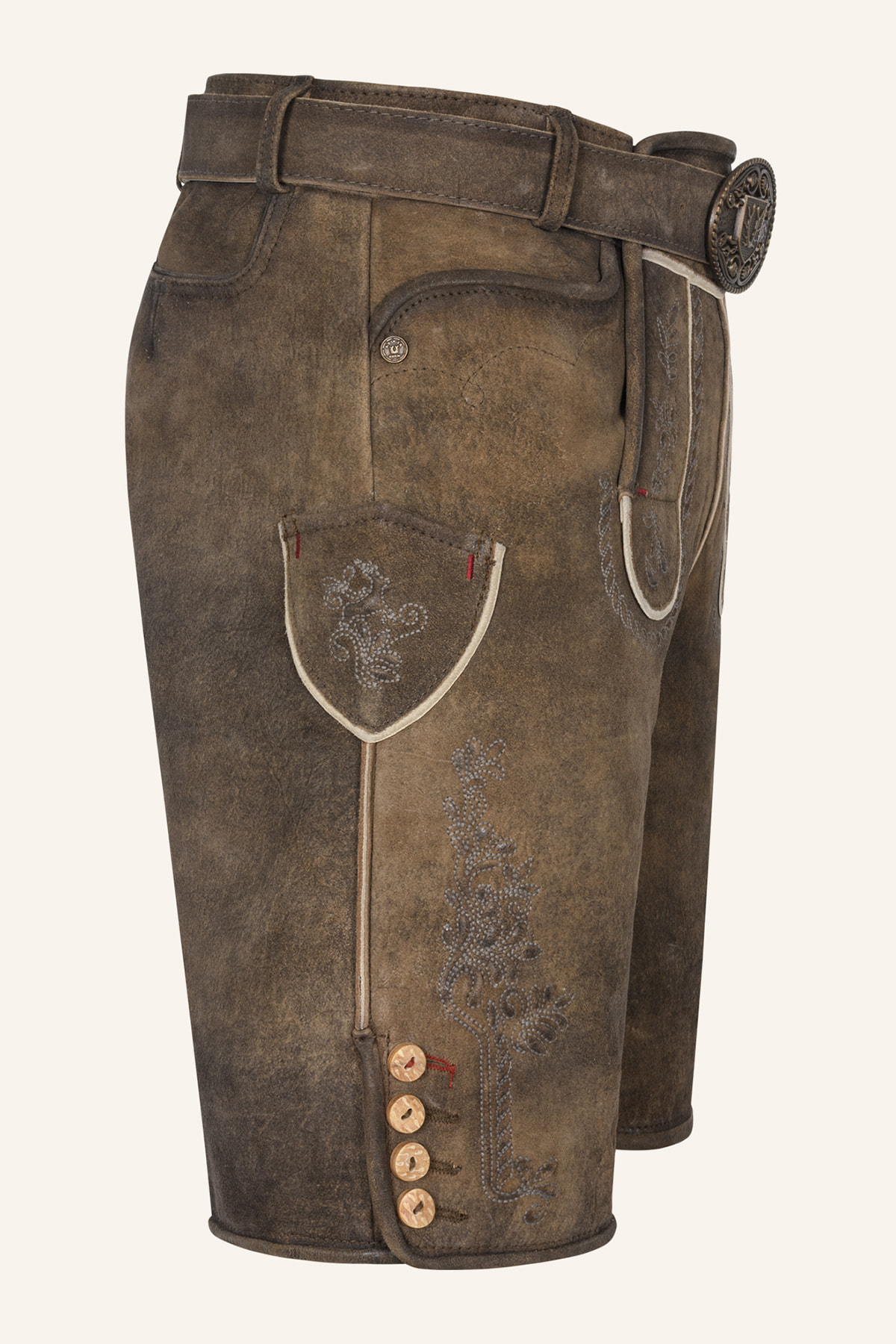 Lederhose Dante mit Gürtel