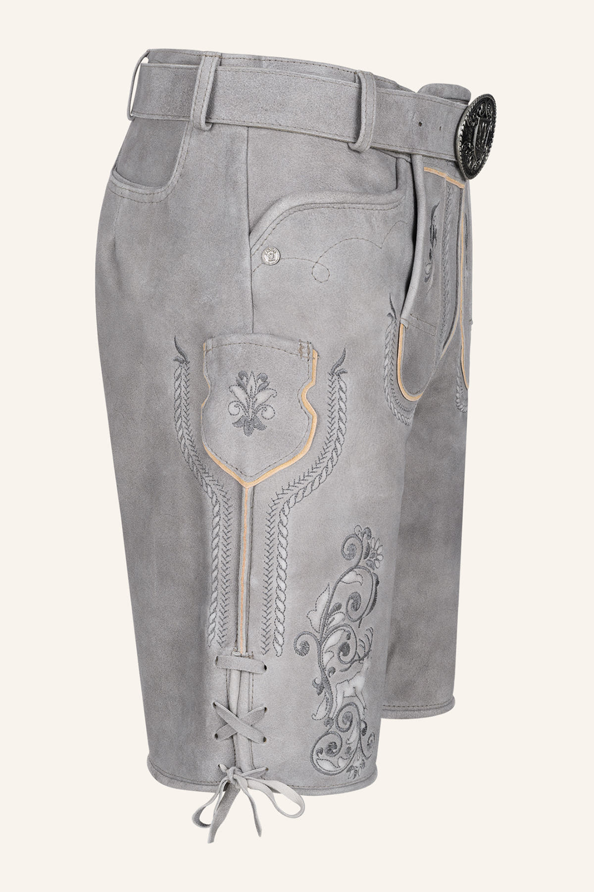 Lederhose Norwin mit Gürtel