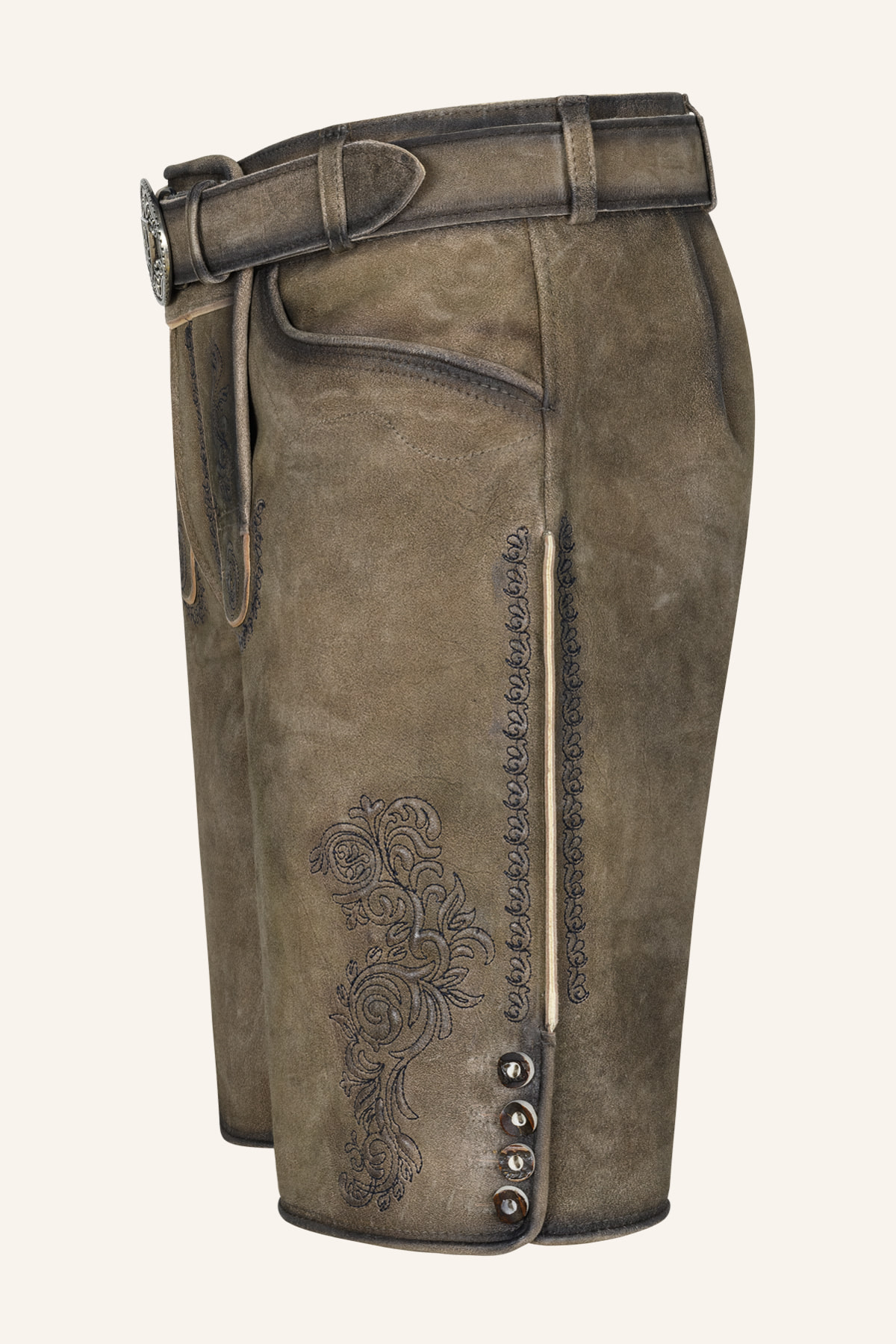 Lederhose Ramiel mit Gürtel