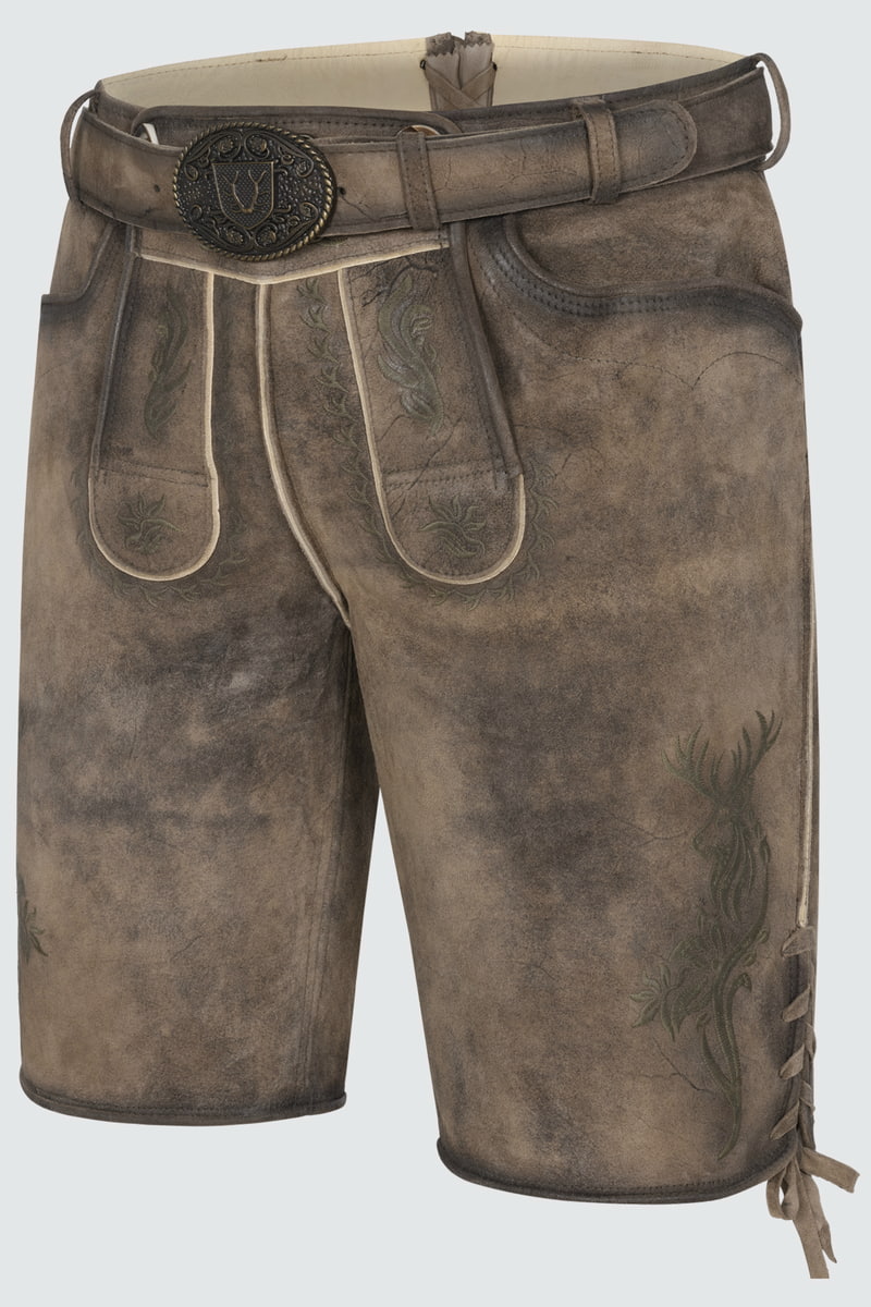 Lederhose Diran mit Gürtel