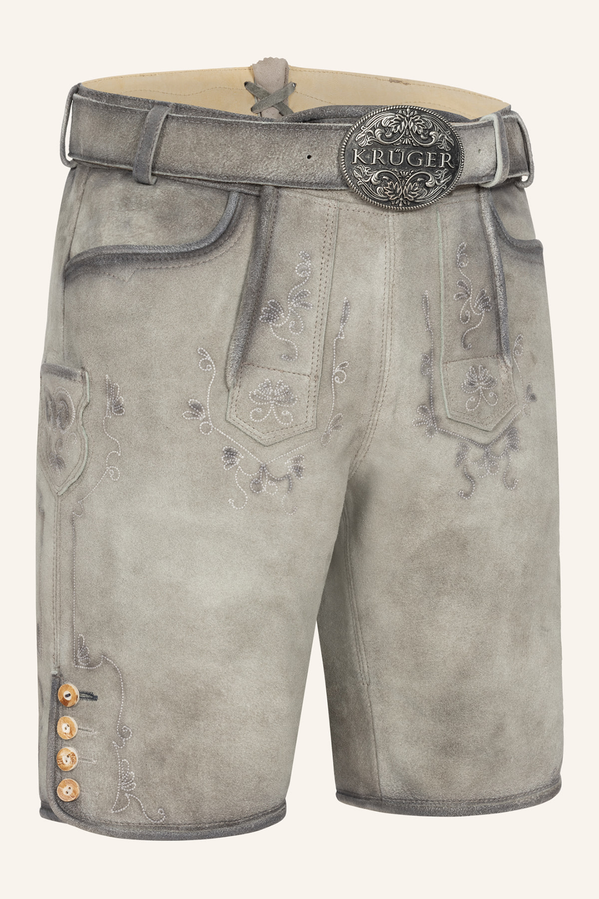 Lederhose Lenny mit Gürtel