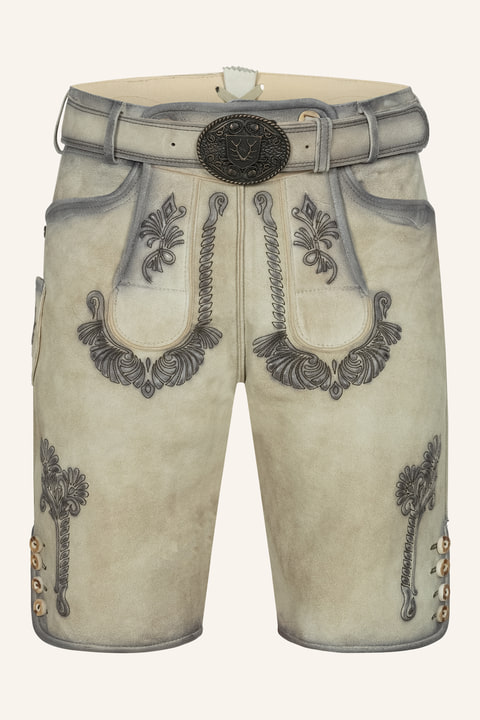 Lederhose Aric mit Gürtel