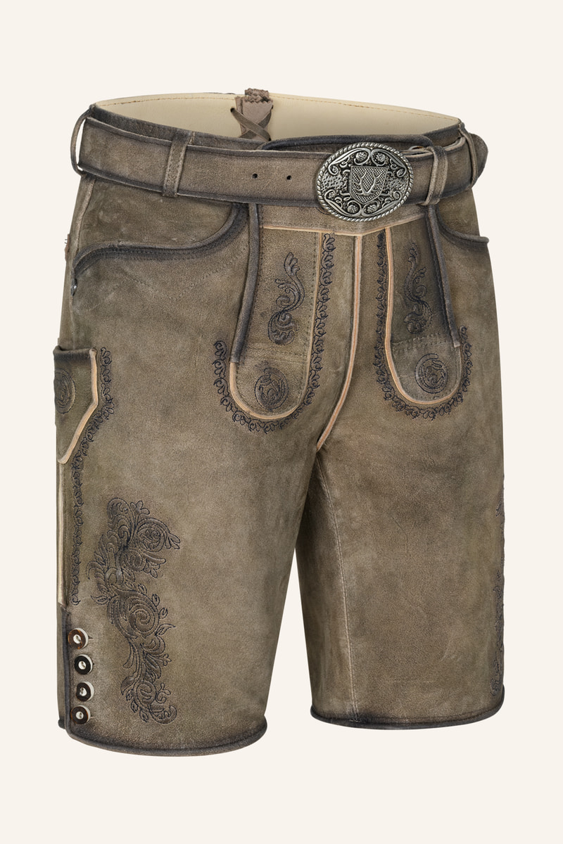 Lederhose Ramiel mit Gürtel