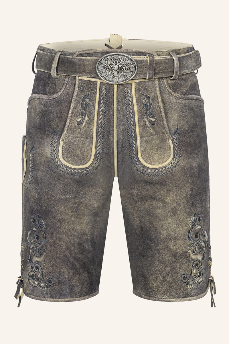 Lederhose Gideon mit Gürtel