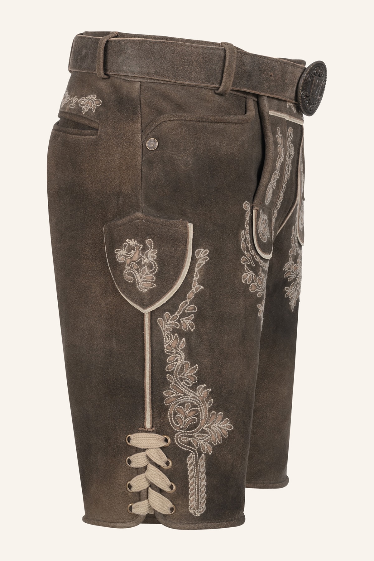 Lederhose Olias mit Gürtel