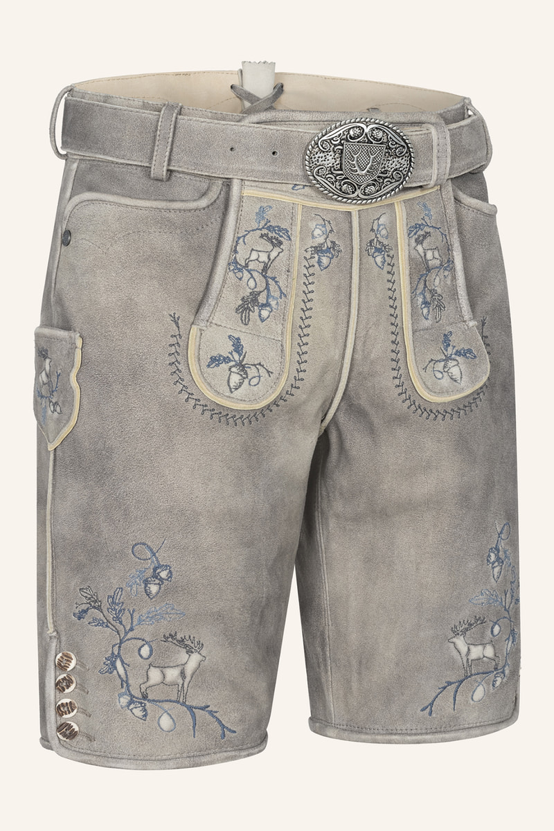 Lederhose Ulf mit Gürtel