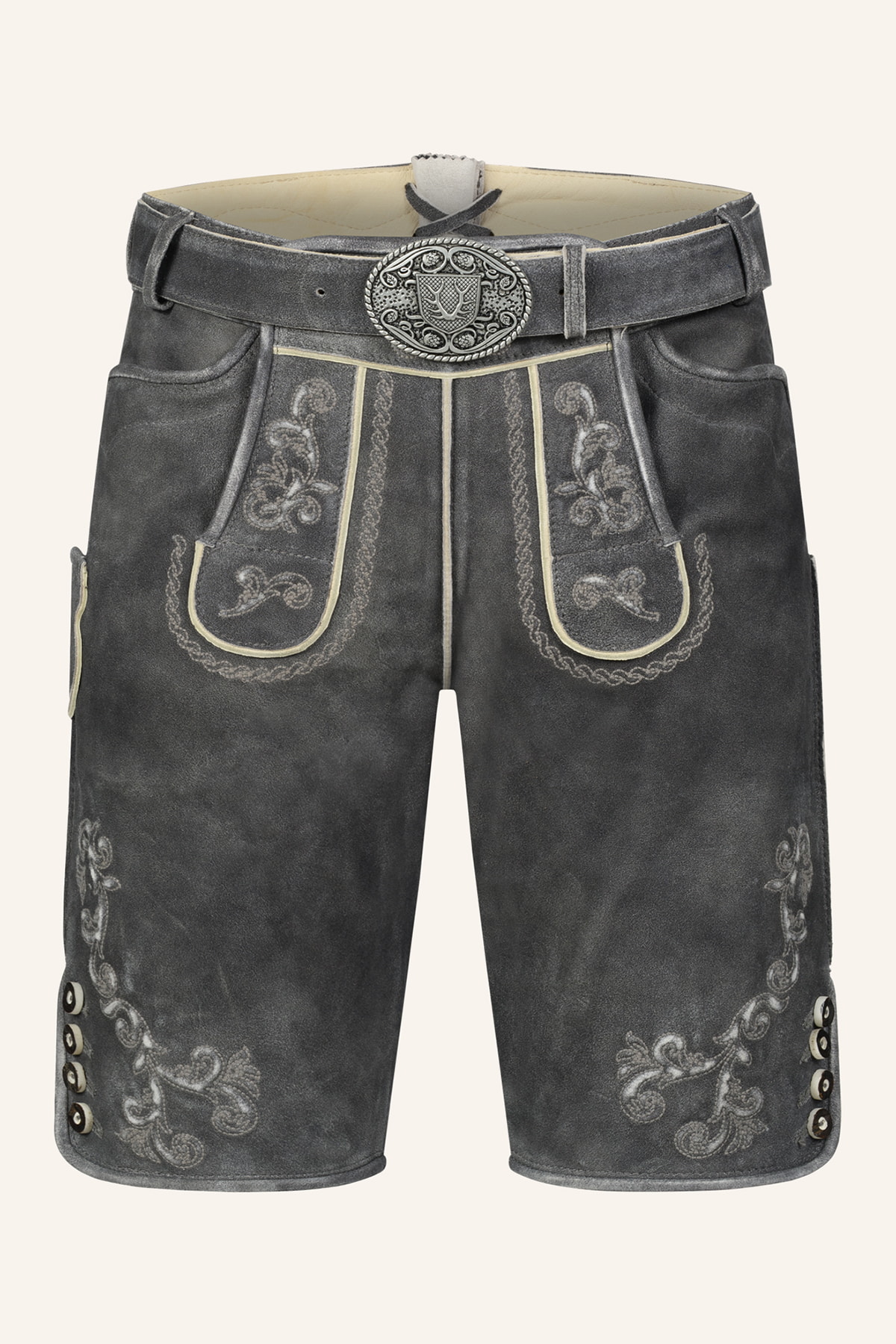 Lederhose Nevi mit Gürtel