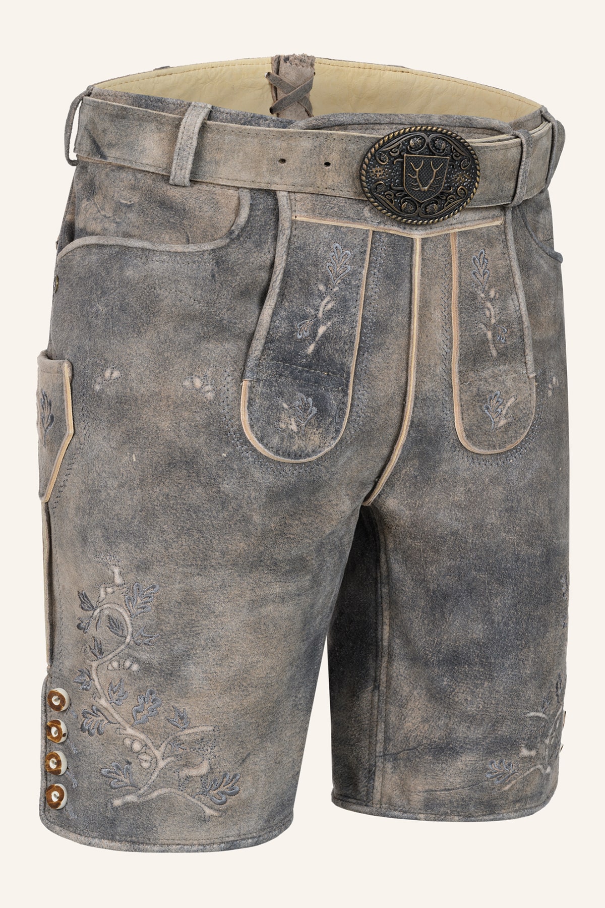 Lederhose Berno mit Gürtel