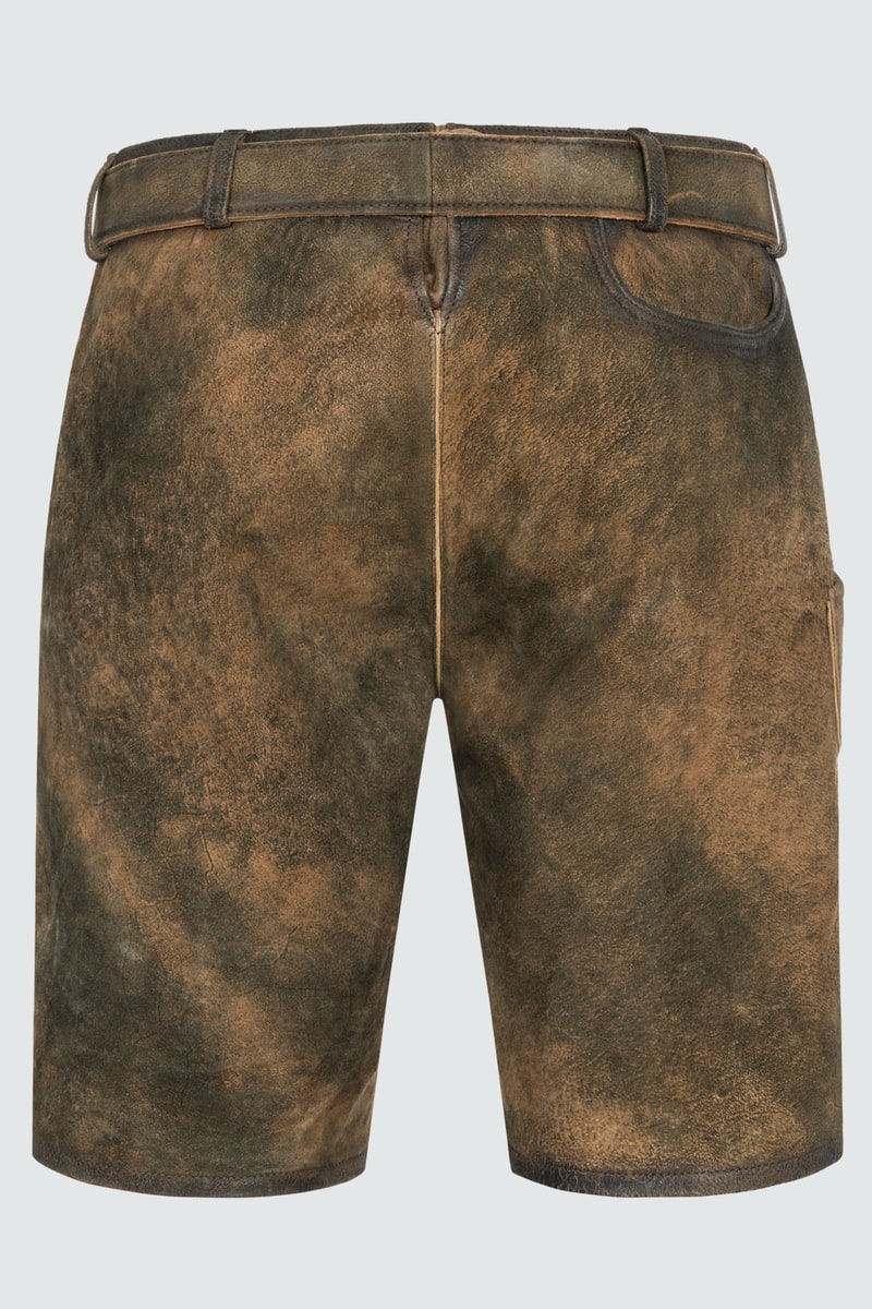 Lederhose Azzuro mit Gürtel