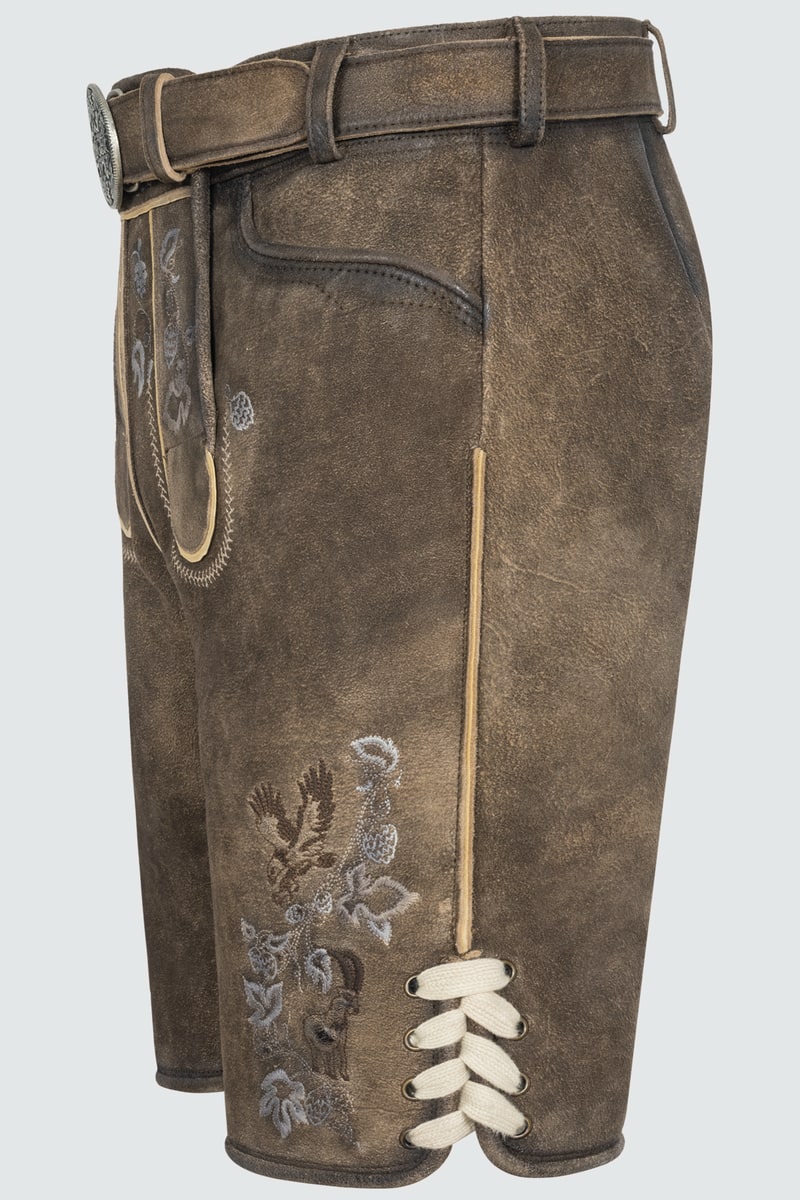 Lederhose Ulli mit Gürtel