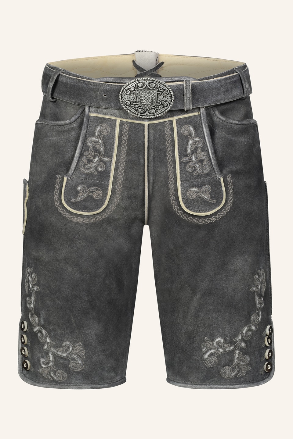 Lederhose Nevi mit Gürtel