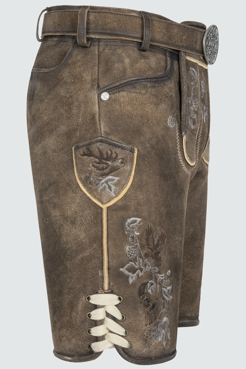 Lederhose Ulli mit Gürtel