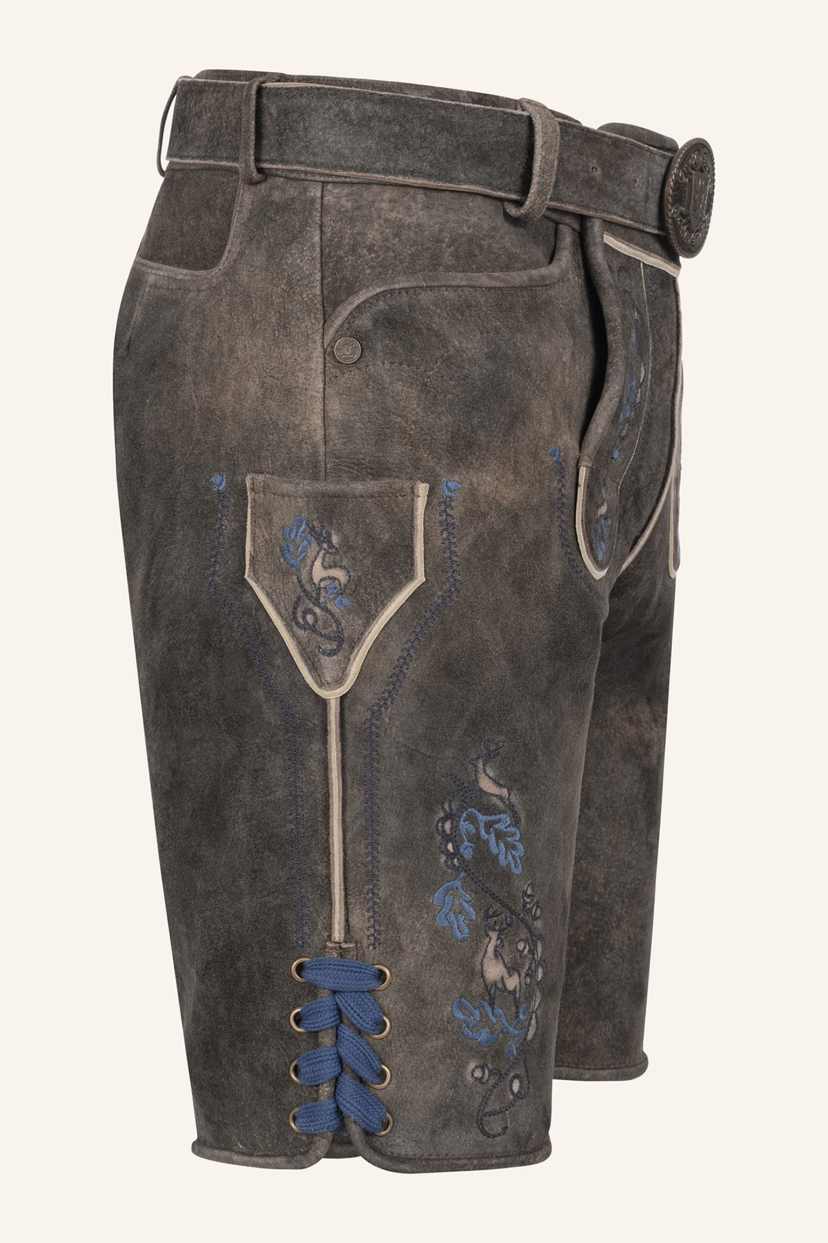 Lederhose Vasili mit Gürtel