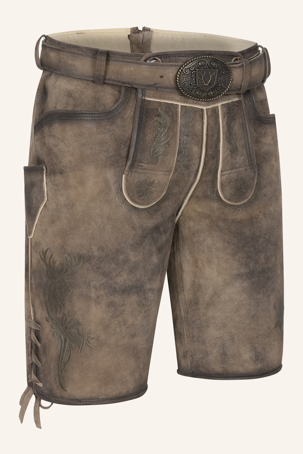 Lederhose Diran mit Gürtel